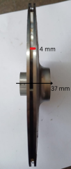 Paslanmaz Kapalı Tip Fan 304 kalite Çap  185 x 4 - 16 Mil - 43 Emiş