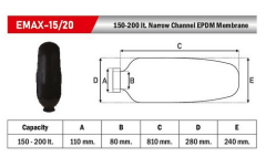 150-200 LT EPDM Hidrofor Membranı YERLİ  EMAX 150-200