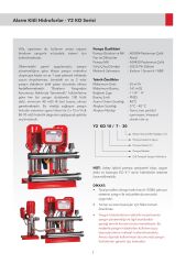 YANGIN HİDROFORU ETNA Y2KO 15-6/40Çift Elektrikli Pompa  ( 2 X 12 m3/h -77 mSS )